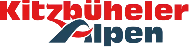 Logo der Kitzbüheler Alpen in rot und blau